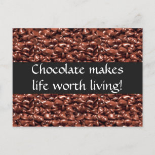 El chocolate hace vida digno de las postales vivas