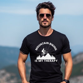 El ciclismo de montaña es mi camiseta de terapia