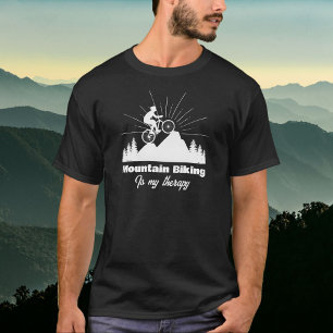 El ciclismo de montaña es mi camiseta de terapia