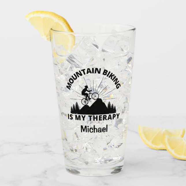 El ciclismo de montaña es mi terapia (Anverso (hielo))