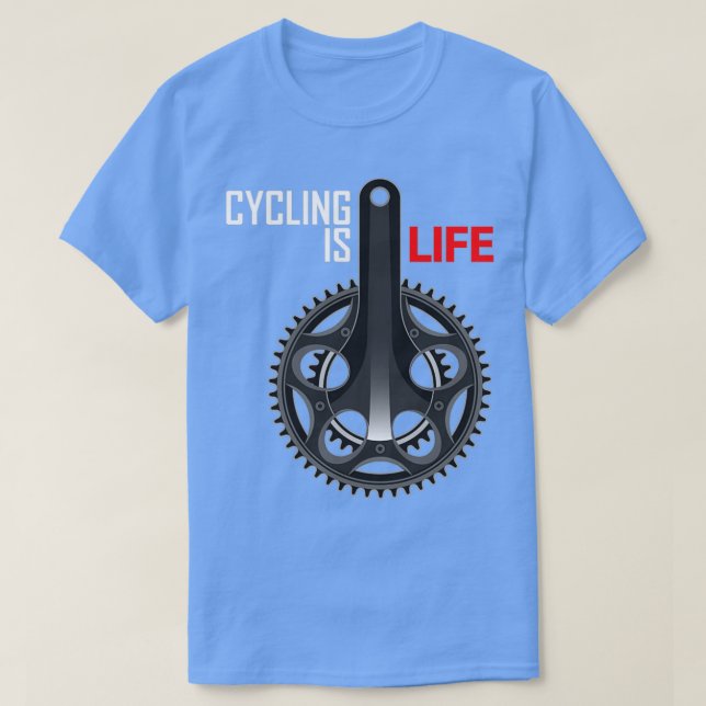 El Ciclismo Es Un Camisa De Vida (Diseño del anverso)