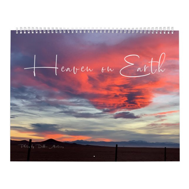 El cielo en el calendario terrestre con las escrit (Tapa)