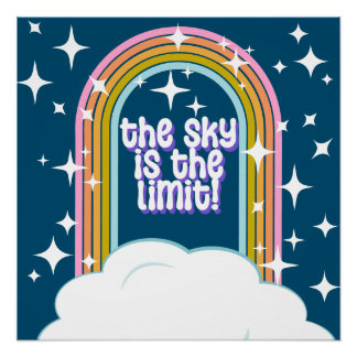 El cielo es el Poster límite