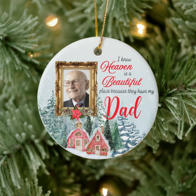 El cielo es un hermoso lugar de ornamento redondo (Árbol)