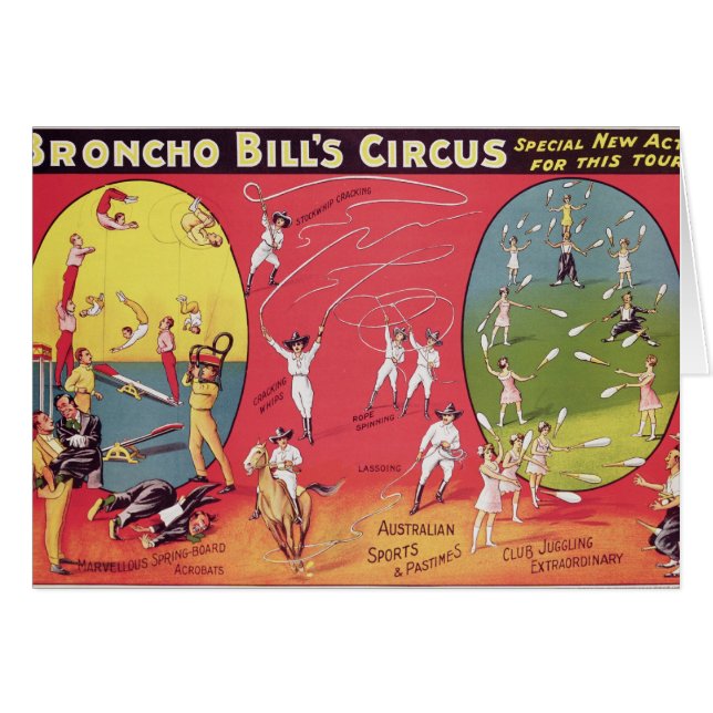 El circo de Bill del Broncho, Birmingham (Anverso (Horizontal))