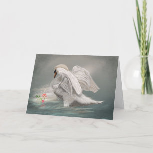 El cisne II - tarjeta de felicitación
