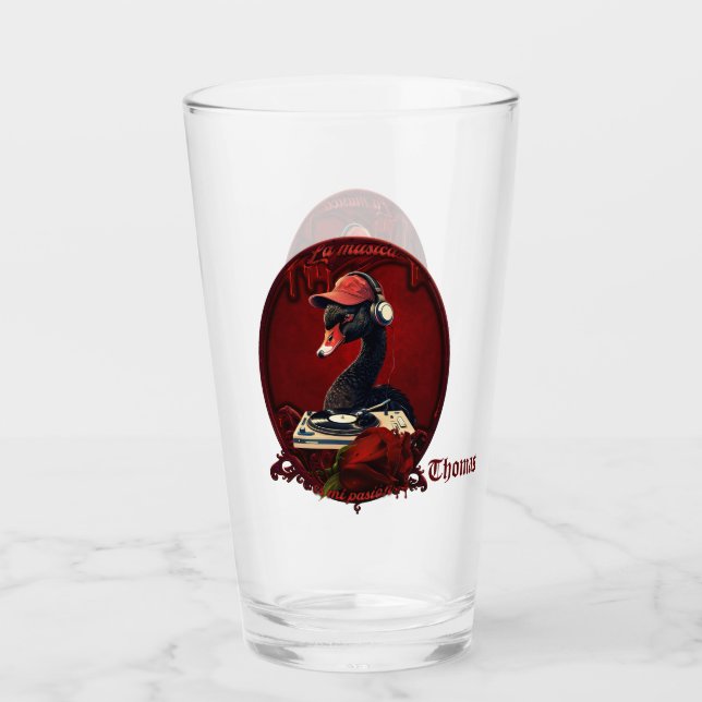 El cisne negro, simbolizando la creatividad (Anverso)