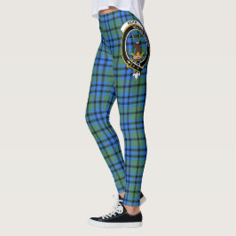 El clan escocés Keith Escudo Tartan Women Leggings
