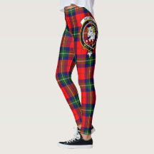 El clan escocés Ruthven Escudo Tartan Women Leggin