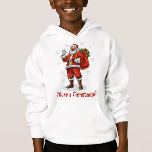 El clásico Santa Claus trae regalos de Navidad