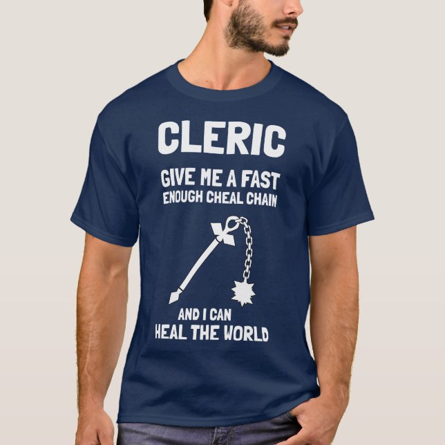 El clérigo "cura camiseta del mundo" (Anverso)