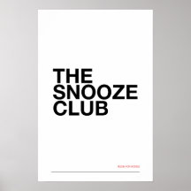 EL CLUB DE LA SIesta – Arte de Pared para Dormitor