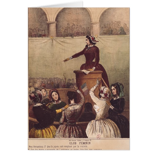 El club de las mujeres, c.1848 (Frente)