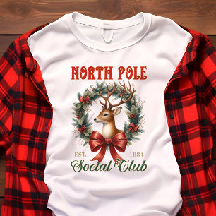 El club social del Polo Norte Navidad vintage