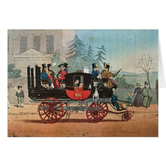 El coche del vapor (Anverso (Horizontal))