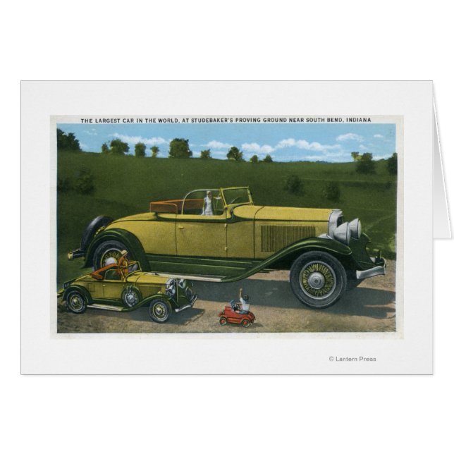 El coche más grande del mundo, probador de Studeba (Anverso (Horizontal))