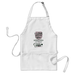El cocinar con el delantal divertido del vino