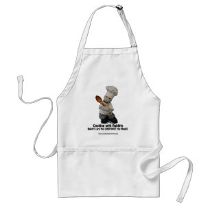 El cocinar con los conejos - delantal