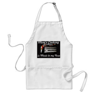 El cocinar de la mamá es música a mi delantal de