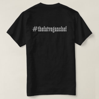 El cocinero gordo del vegano @ y # camiseta