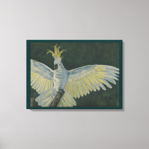 El Cockatoo estiró la impresión de la lona