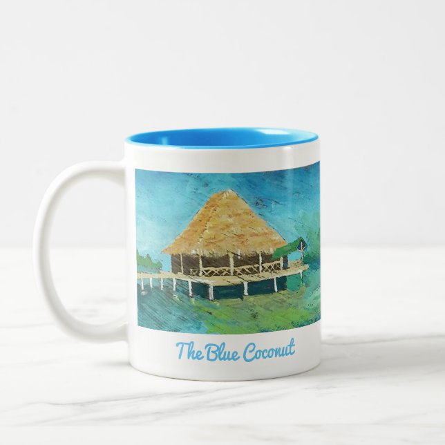 El coco azul - Bocas Del taza de Toro, Panamá (Izquierda)