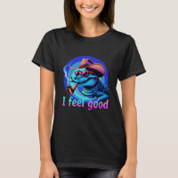 El cocodrilo se siente bien divertido camiseta