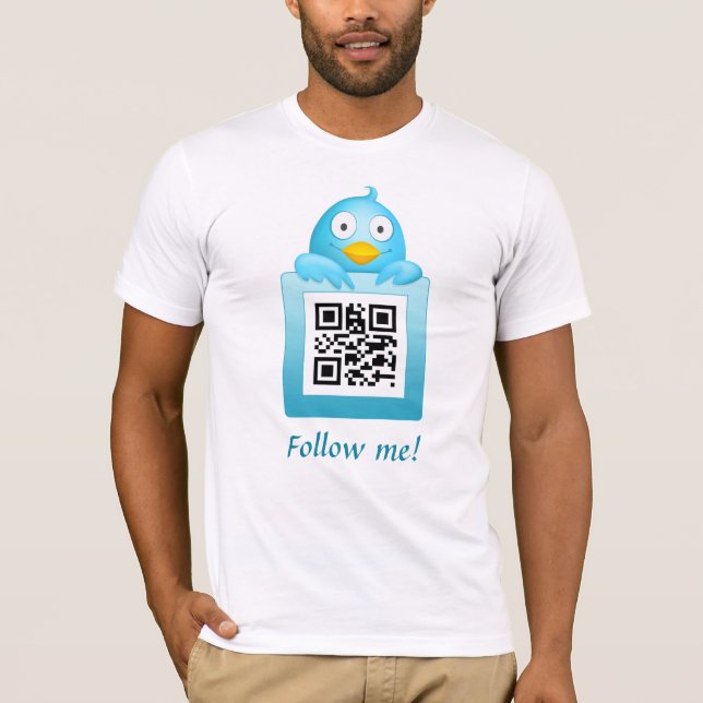 El código de QR me sigue plantilla de la camiseta (Anverso)