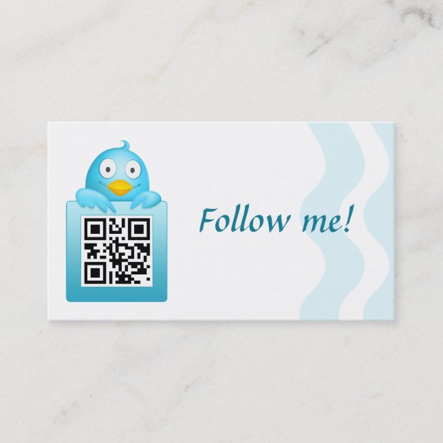 El código de QR me sigue plantilla de la tarjeta (Anverso)