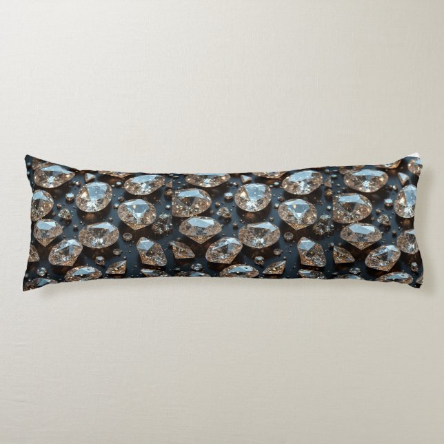 El cojín de almohada de diamante parece un verdade (Anverso)