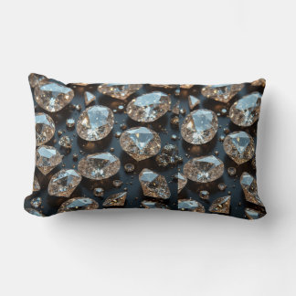 El cojín de almohada de diamante parece un verdade