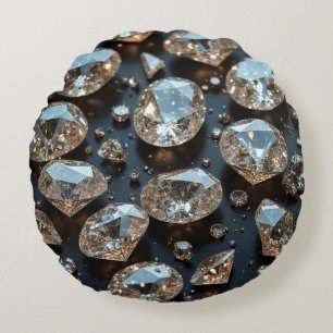 El cojín de almohada de diamante parece un verdade