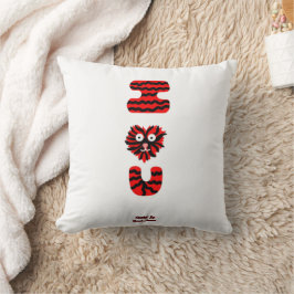 El Cojín decorativo cuadrado de la U difusa