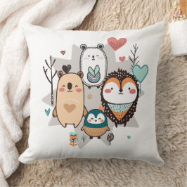 El Cojín decorativo cuenta con un ilustracion boni