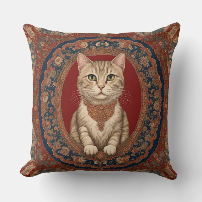 El Cojín decorativo de Cat Lover (Anverso)