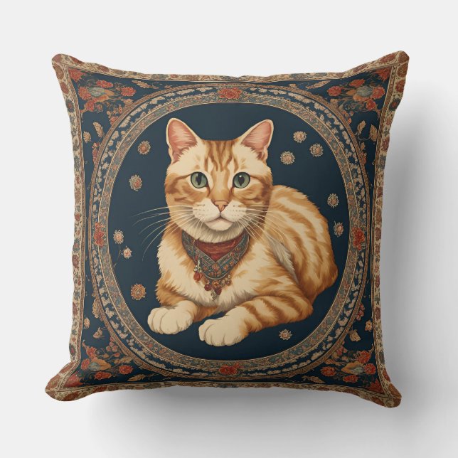 El Cojín decorativo de Cat Lover (Anverso)