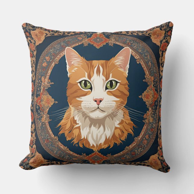 El Cojín decorativo de Cat Lover (Anverso)