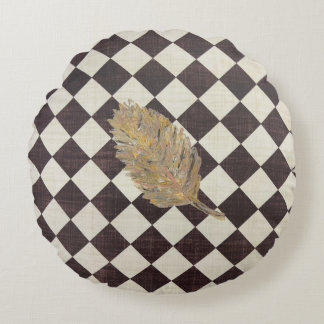 El Cojín decorativo de la Ronda de Diamantes de la