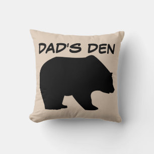 EL Cojín decorativo DE PADRE DE OSO DEN GRIZZLY