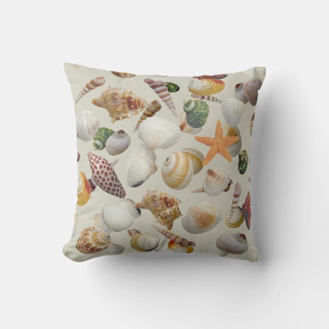 El Cojín decorativo del recopilador de shell (Anverso)