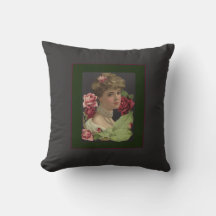 El Cojín decorativo Rosa de Victoria