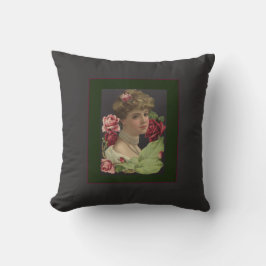 El Cojín decorativo Rosa de Victoria
