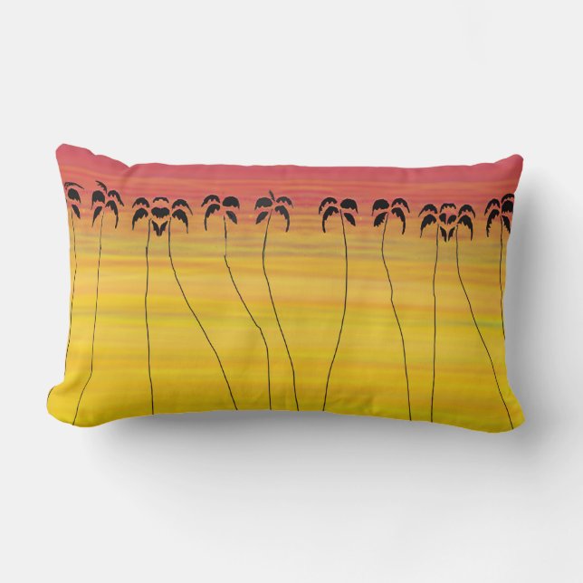 El Cojín decorativo tropical de verano de mamá (Anverso)