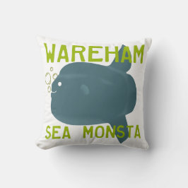 El Cojín decorativo Wareham Sea Monster 16x16