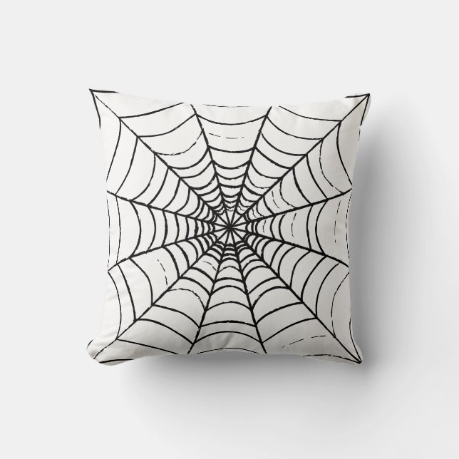 El Cojín decorativo web de una araña simple (Anverso)
