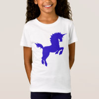 El coleccionable colorea unicornio en camiseta
