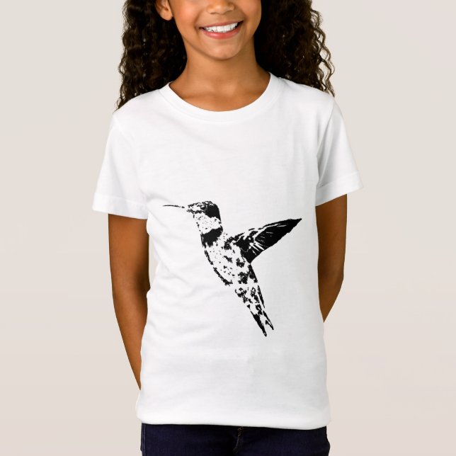 El colibrí embroma la camisa (Anverso)