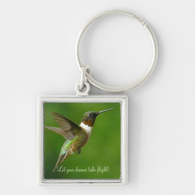 El colibrí soña llavero (Frente)
