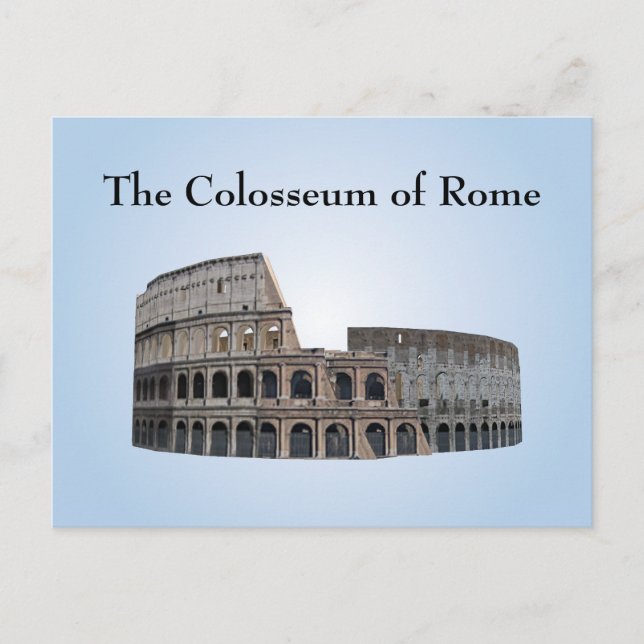 El Coliseo de Roma: Postales (Anverso)