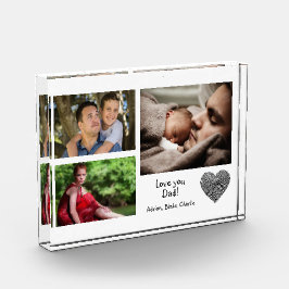 El Collage de fotos Personalizado moderno te quier